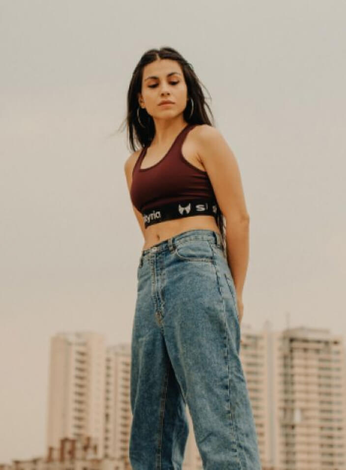 white jeans